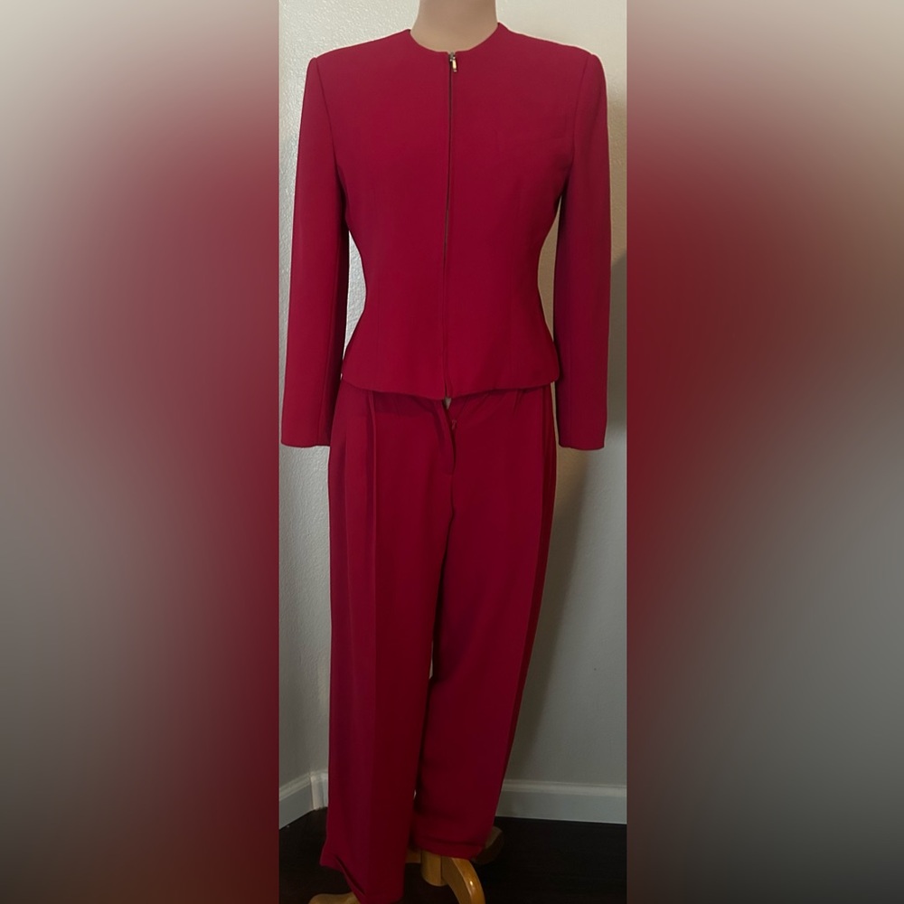 Rena Rowan Women's Vibrant Pink Pantsuit